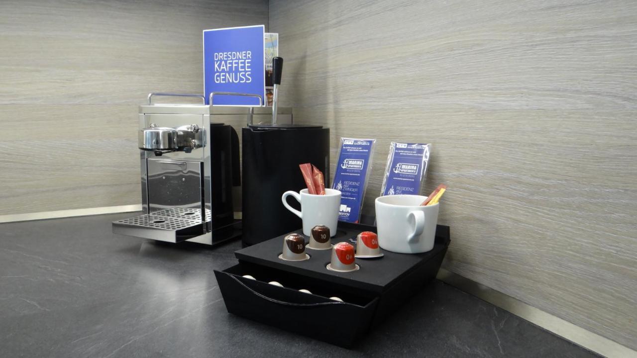Residenz Am Zwinger Aparthotel Dresden Ngoại thất bức ảnh A coffee machine