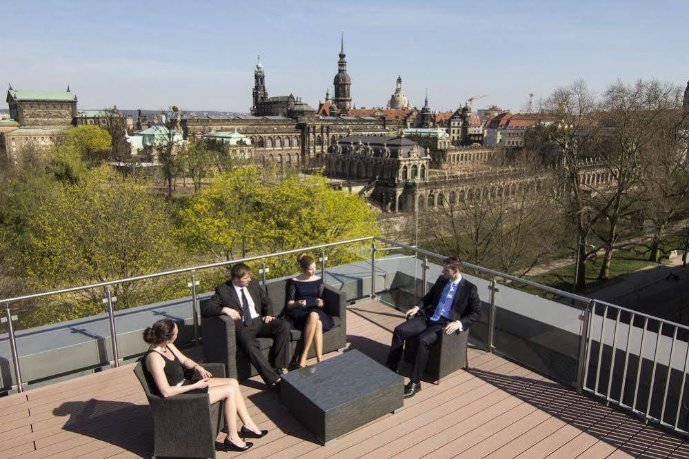 Residenz Am Zwinger Aparthotel Dresden Ngoại thất bức ảnh The rooftop terrace